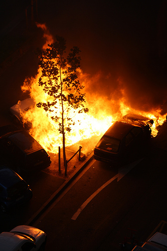 Incendie de voitures